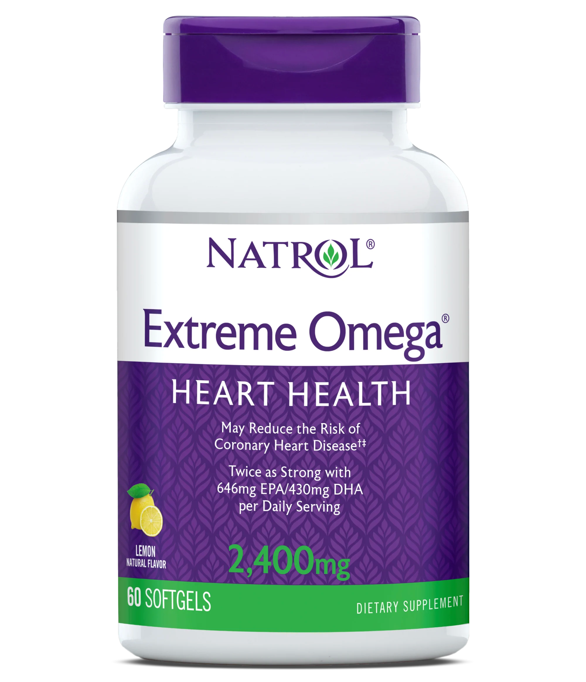 Natrol Extreme Omega 2400 Мг, 60 Капсул