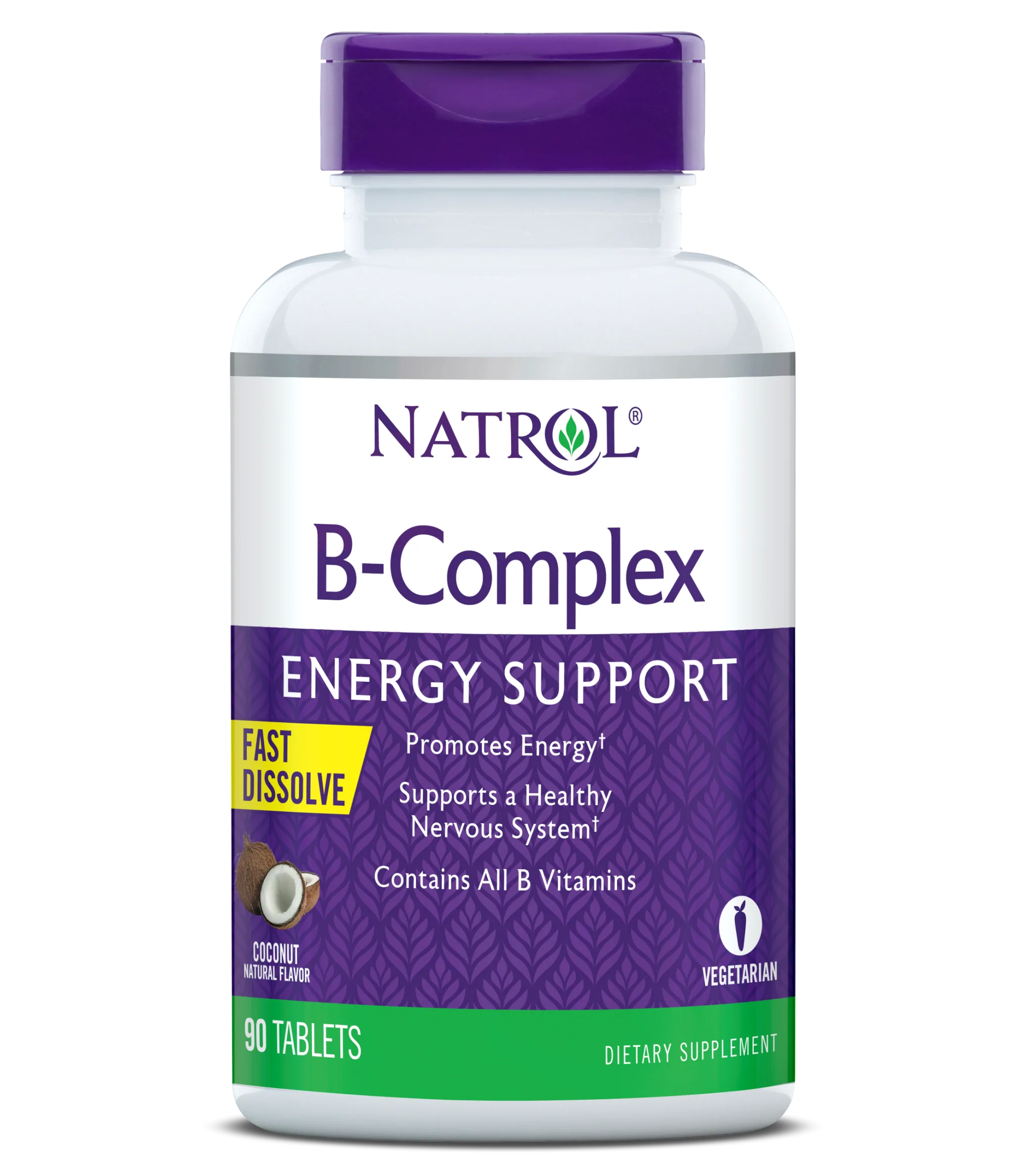 Natrol B-Complex Fast Dissolve 3 Mg, 90 Таблеток для рассасывания