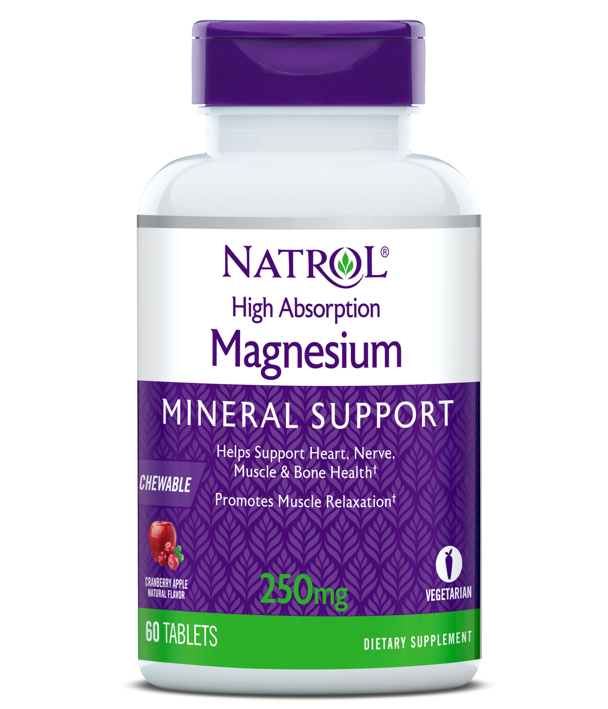 Natrol High Absorption Magnesium 60 Таблеток