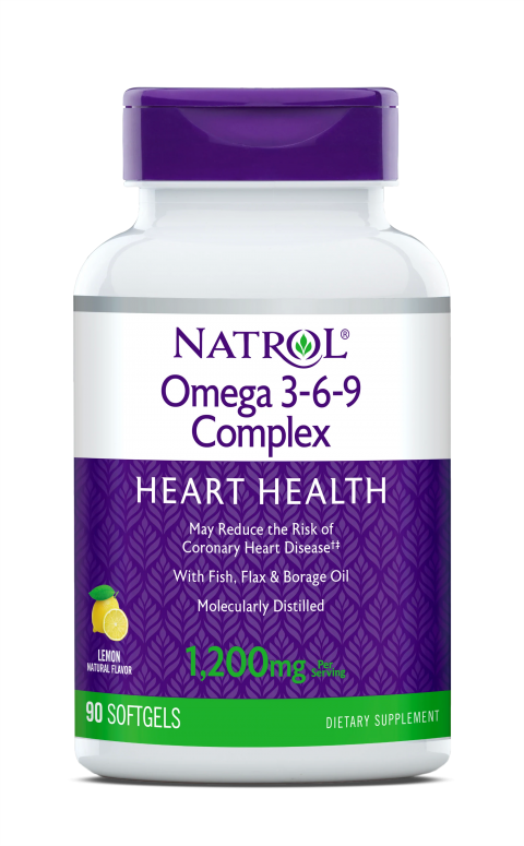 Natrol Omega 3-6-9 Complex 90 Капсул