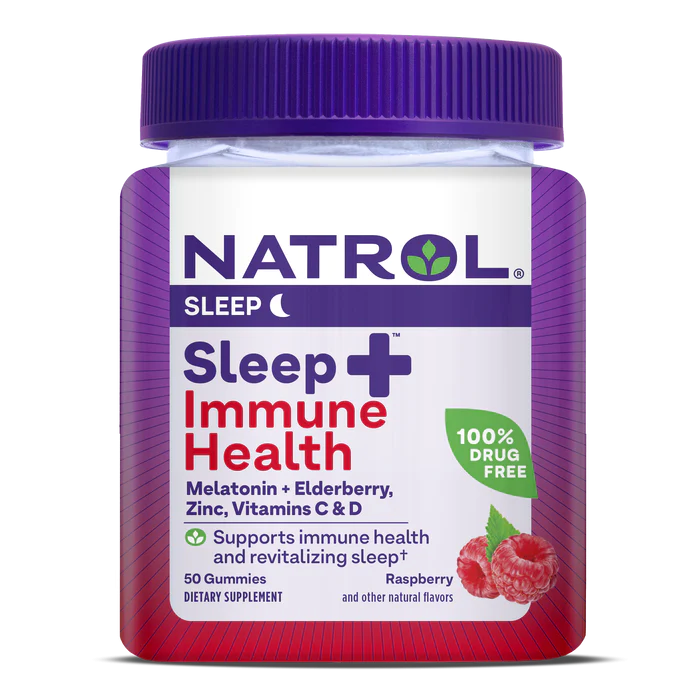 Natrol Sleep+ Immune Health Berry 50 мармеладок