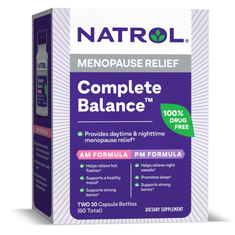 Natrol Complete Balance AM/PM Formula 60 Капсул