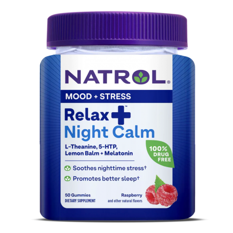Natrol Relax+ Night Calm Berry 50 мармеладок