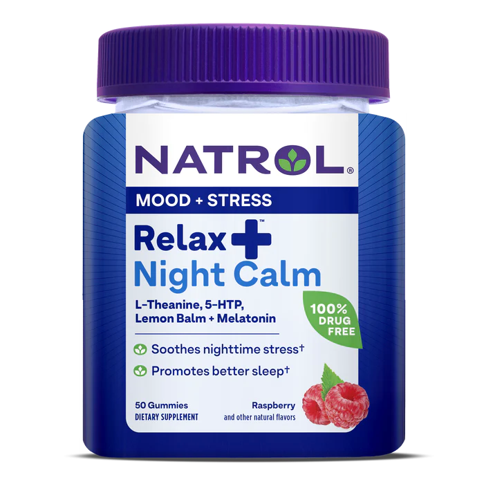 Natrol Relax+ Night Calm Berry 50 мармеладок