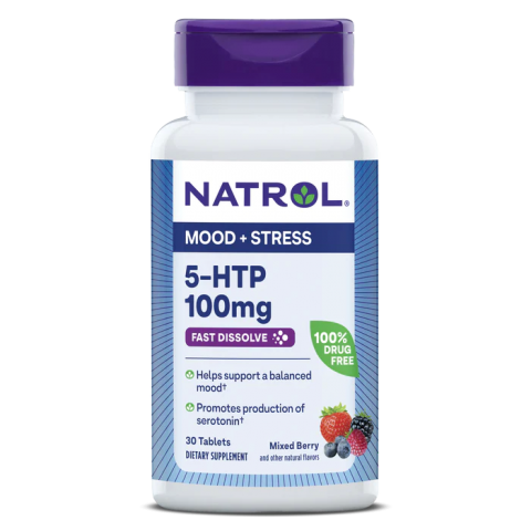 Natrol 5-HTP Extra Strength Fast Dissolve Tablets 100 Mg, 30 Таблеток
