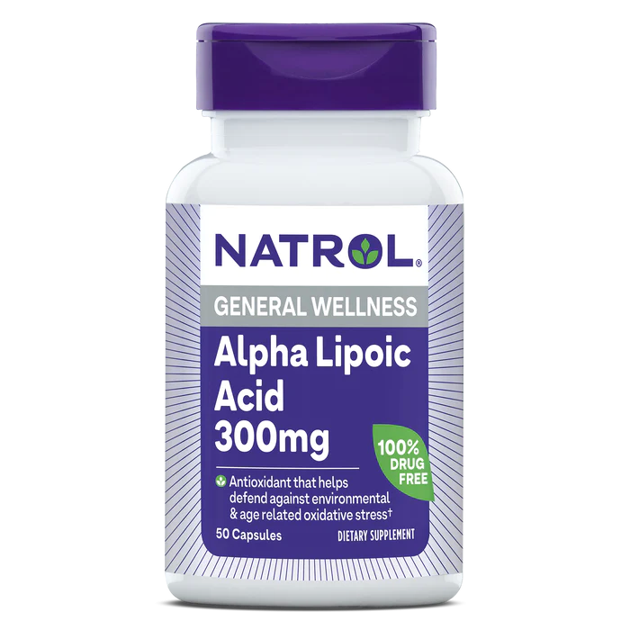 Natrol Alpha Lipoic Acid 300 mg 50 капсул