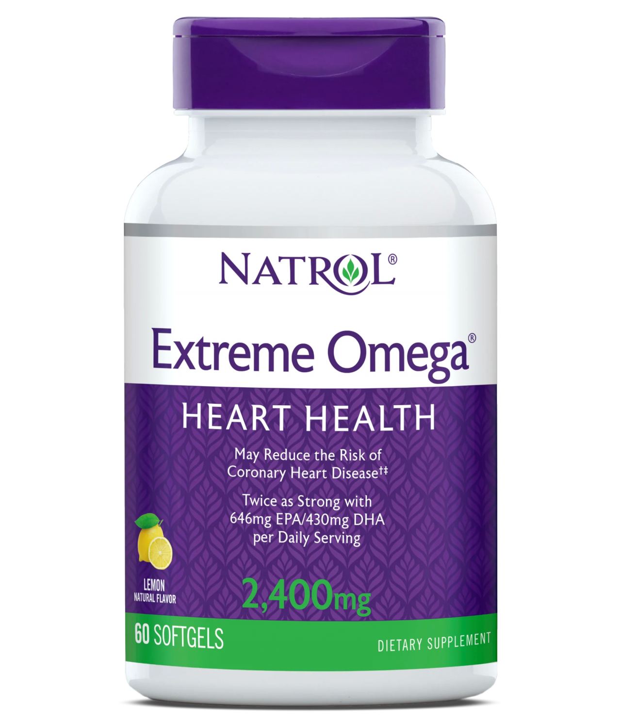 Natrol Extreme Omega 2400 Мг, 60 Капсул