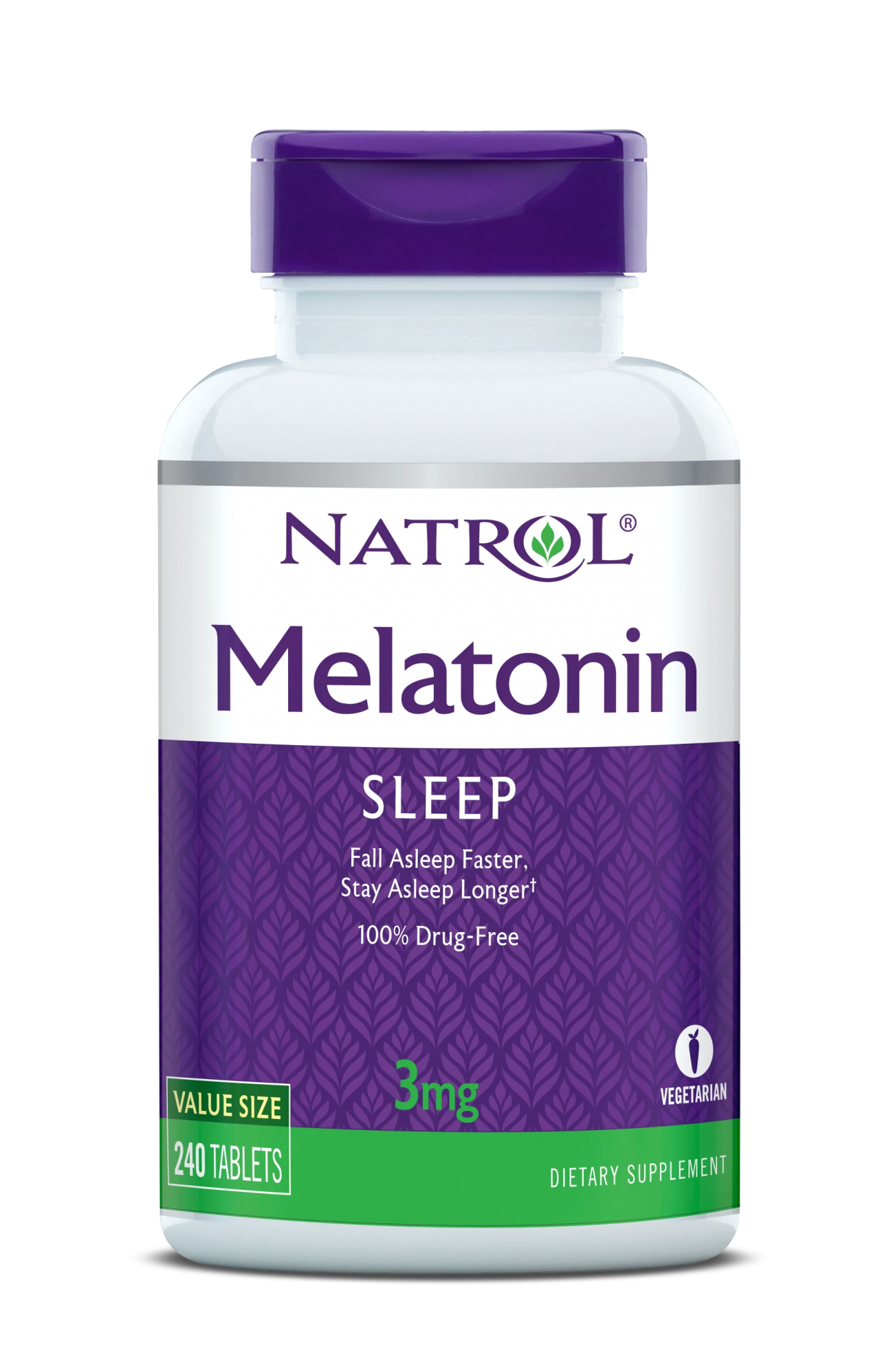 Natrol Melatonin 3 Mg, 240 Таблеток