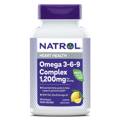 Natrol Omega 3-6-9 Complex 90 Капсул