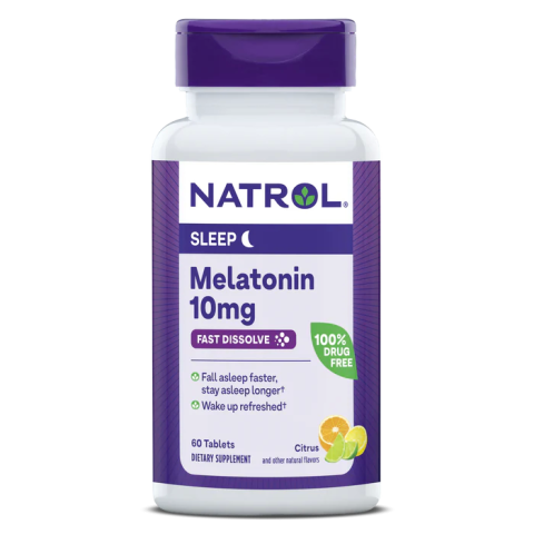 Natrol Melatonin Fast Dissolve 10 Mg, 60 Таблеток для рассасывания