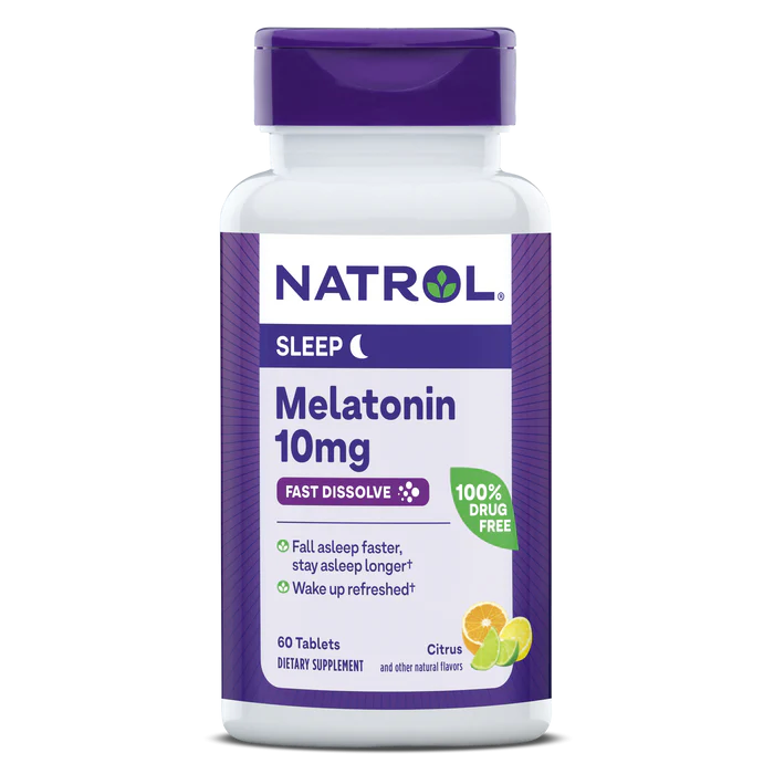 Natrol Melatonin Fast Dissolve 10 Mg, 60 Таблеток для рассасывания